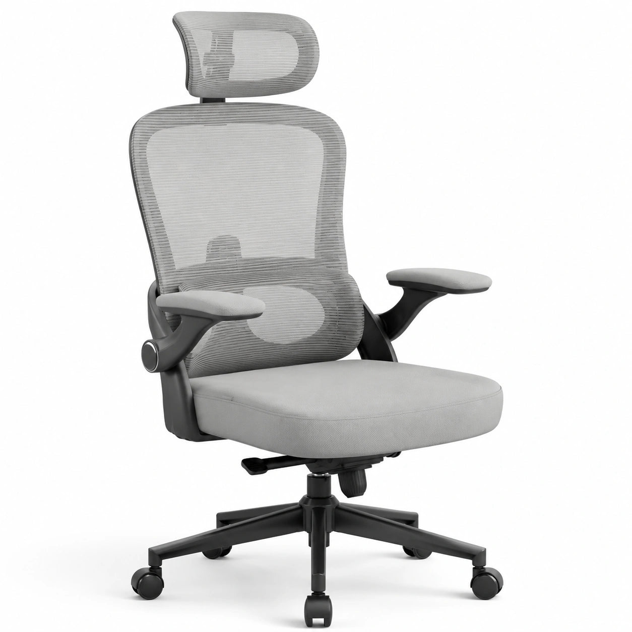 chaise-de-bureau-ergonomique-accoudoirs-et-appuietete-reglables-tissu-respirant-support-lombaire-gris-iidloi4647tb