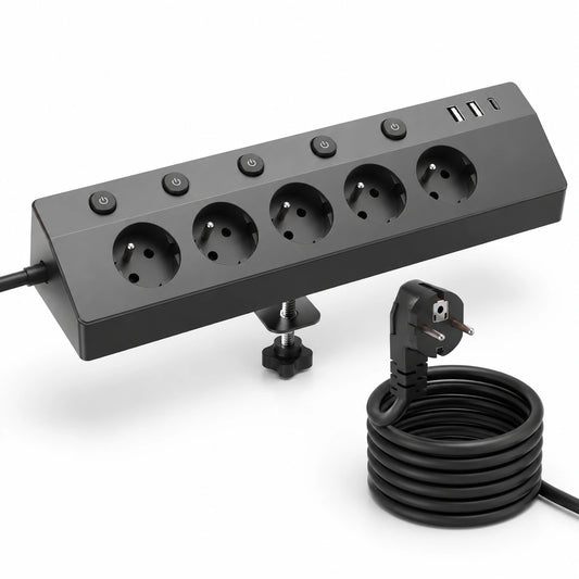 bloc-multiprise-usb-avec-5-ports-secteur-et-5-ports-usb-protection-surtension-cable-3m-noir-plylyj4759vy