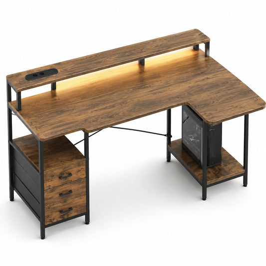 bureau-d-angle-rabattable-avec-tiroirs-en-tissu-et-support-d-ecran-covnod4733hw